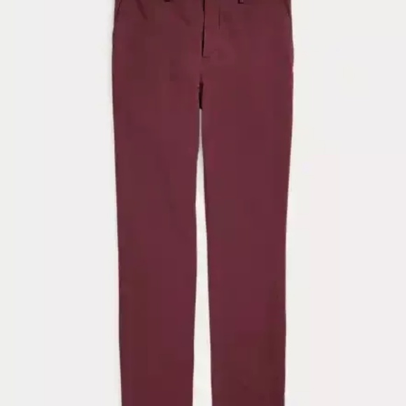 Polo by Ralph Lauren Mens Slim-Fit Stretch Chino Pants Khaki Rich Ruby 34/30 New - Picture 4 of 8